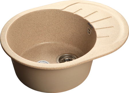 Кухонная мойка GranFest Rorndo 580L, R-580L песочный